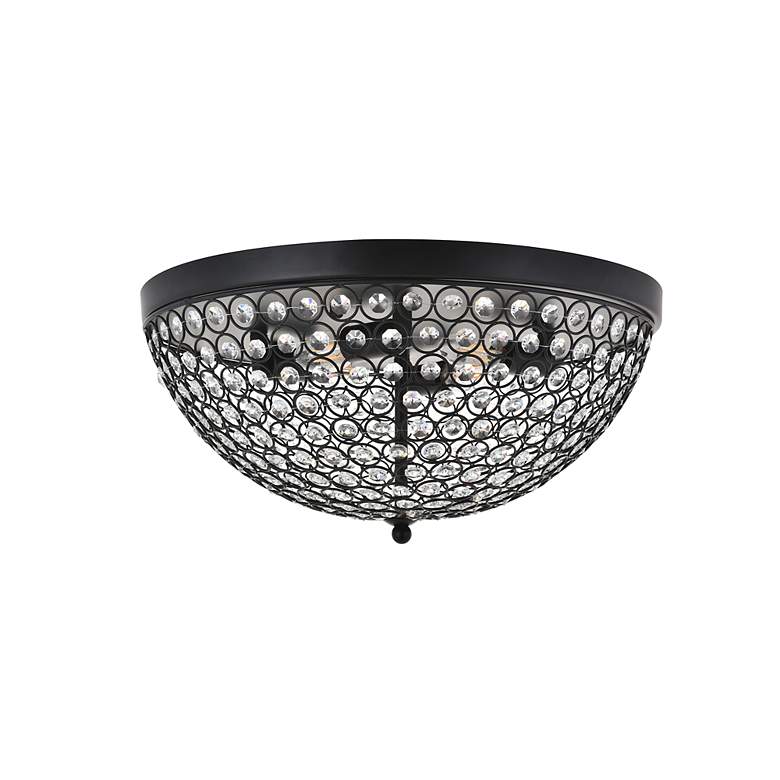 Image 2 Taye 4 Lt Matte Black Flush Mount more views