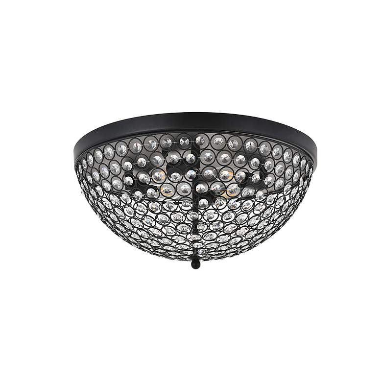 Image 4 Taye 4 Lt Matte Black Flush Mount more views