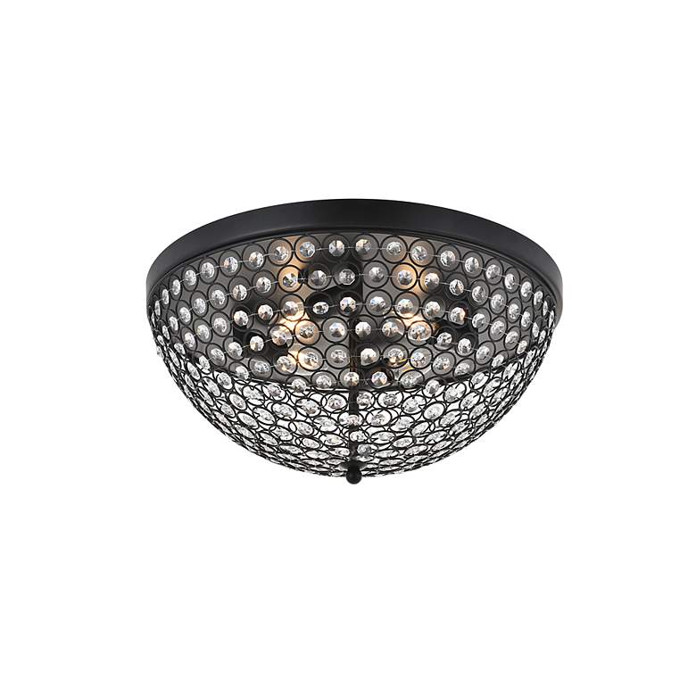 Image 5 Taye 4 Lt Matte Black Flush Mount more views