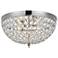 Taye Collection 13.5" Wide Flushmount Chrome Finish Ceiling Light