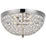 2_Taye Collection 13.5" Wide Flushmount Chrome Finish Ceiling Light