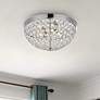1_Taye Collection 13.5" Wide Flushmount Chrome Finish Ceiling Light