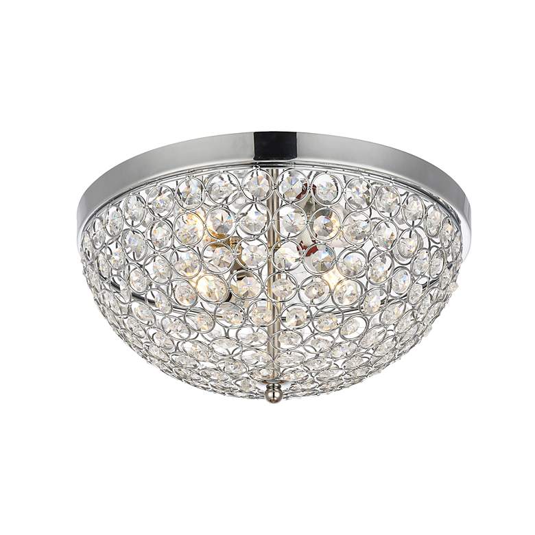 Image 4 Taye Collection 13.5" Wide Flushmount Chrome Finish Ceiling Light more views