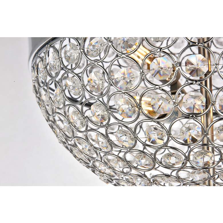 Image 6 Taye Collection 13.5" Wide Flushmount Chrome Finish Ceiling Light more views