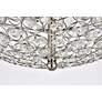 7_Taye Collection 13.5" Wide Flushmount Chrome Finish Ceiling Light more views
