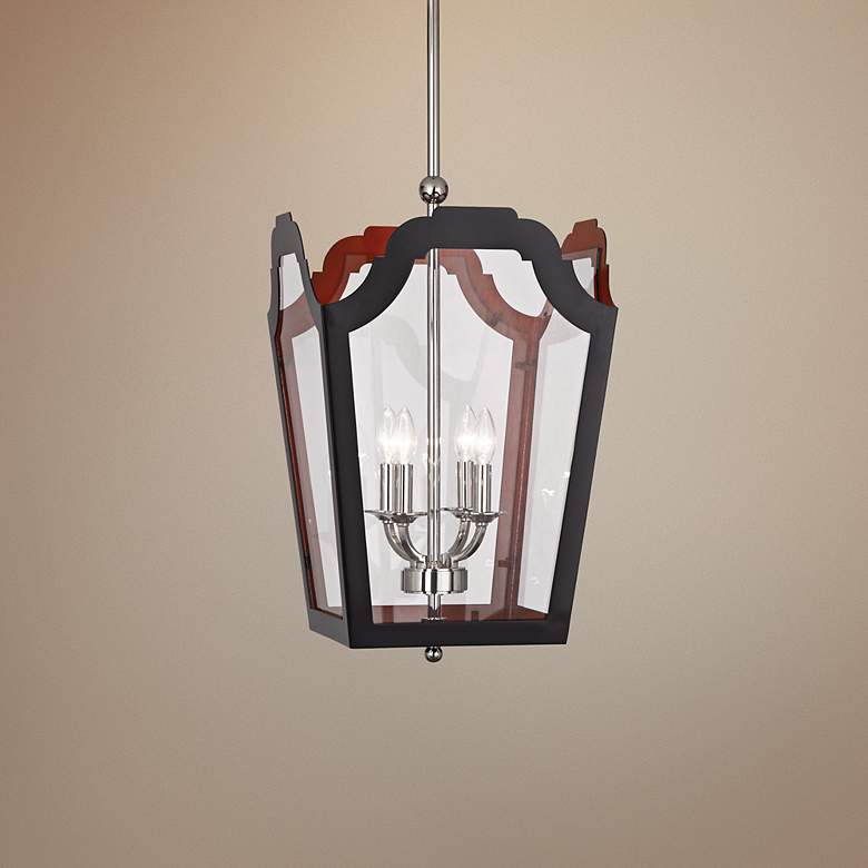 Image 1 Tayloe 15 1/4 inch Wide Charcoal Pendant Light