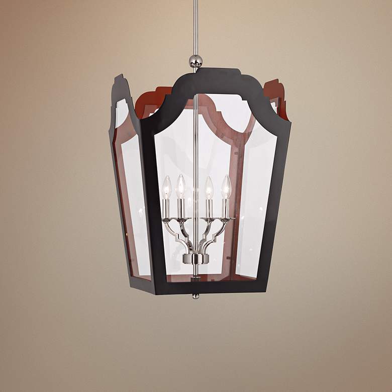 Image 1 Tayloe 19 1/4" Wide Charcoal Pendant Light