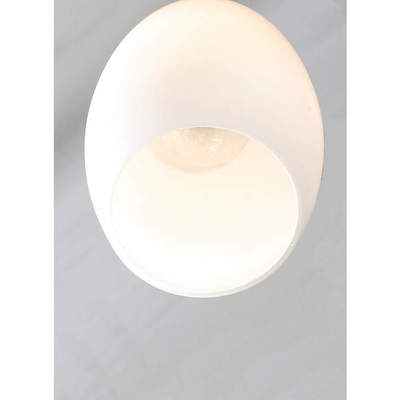 Image 3 Taylor 1-Light 5" Wide Satin Nickel Pendant Light more views