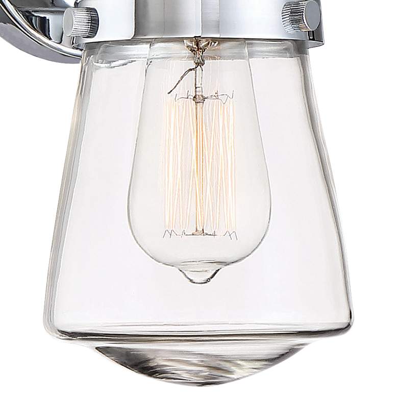 Image 3 Taylor 11 1/2" High Chrome Wall Sconce more views