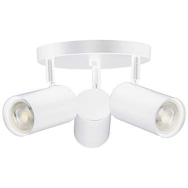 Taylor 13" Wide 3-Light Matte White Finish Track Light