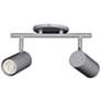 1_Taylor 15" Wide 2-Light Satin Chrome Finish Track Light
