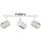 Taylor 19" Wide 3-Light Matte White Finish Track Light