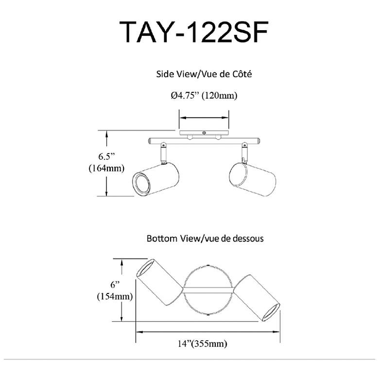 Image 4 Taylor 19" Wide 3-Light Satin Chrome Finish Track Light more views