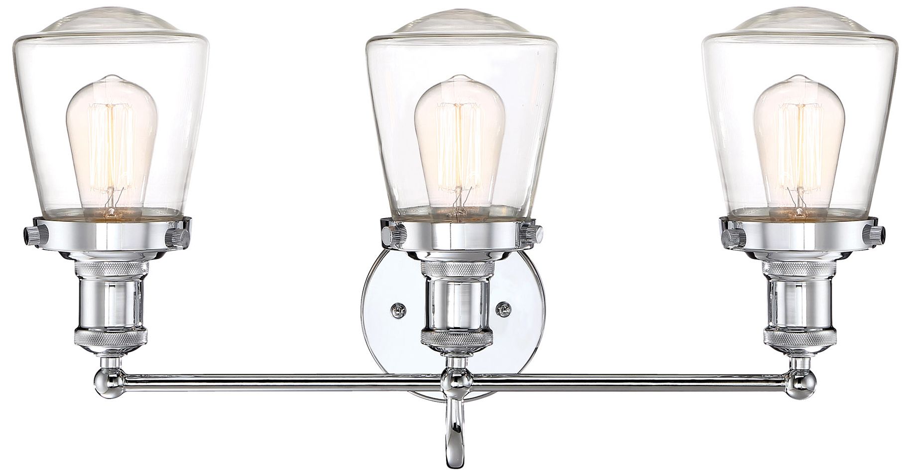 Image 5 Taylor 22 3/4" Wide Chrome 3-Light Bath Light more views