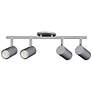 1_Taylor 24.75" Wide 4-Light Satin Chrome Finish Track Light