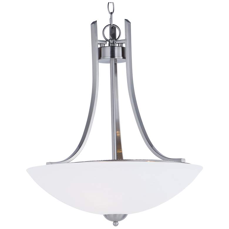 Image 1 Taylor 3-Light 19.5" Wide Satin Nickel Pendant Light
