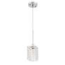 Taylor 4 3/4" Wide Chrome and Clear Mini Pendant