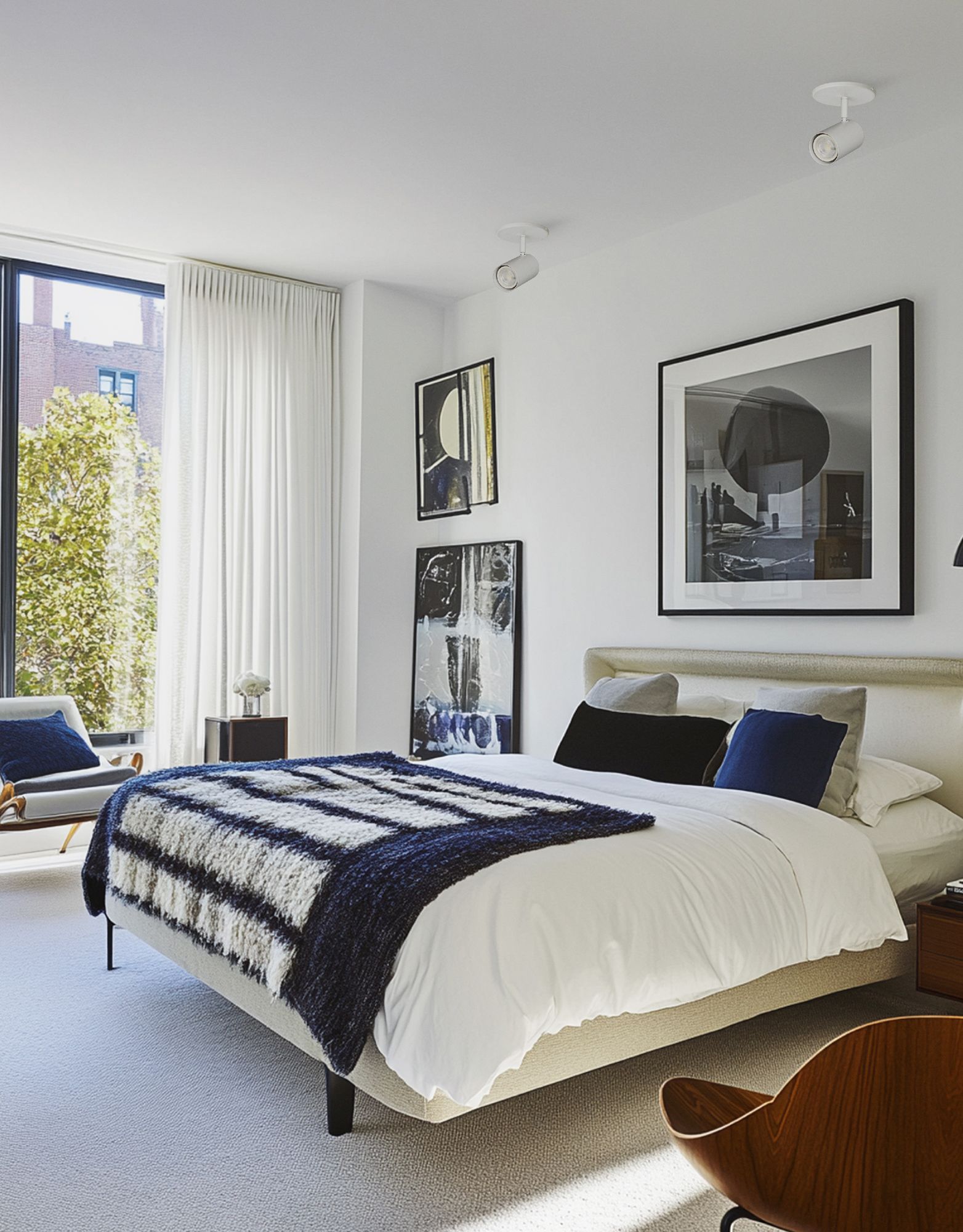 Image 2 Taylor 5.75" Wide Matte White Finish Track Light more views