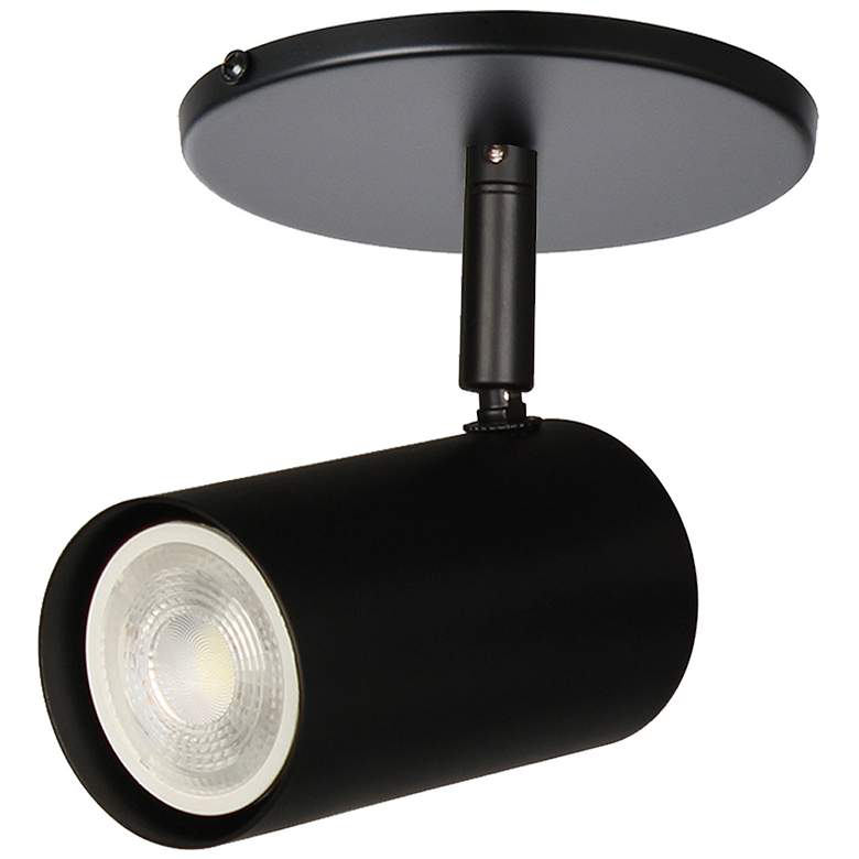 Image 1 Taylor 5.75" Wide Matte Black Finish Track Light