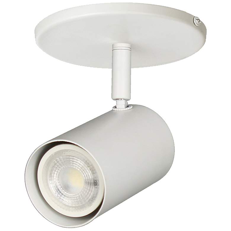 Image 1 Taylor 5.75" Wide Matte White Finish Track Light