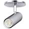 Taylor 5.75" Wide Satin Chrome Finish Track Light