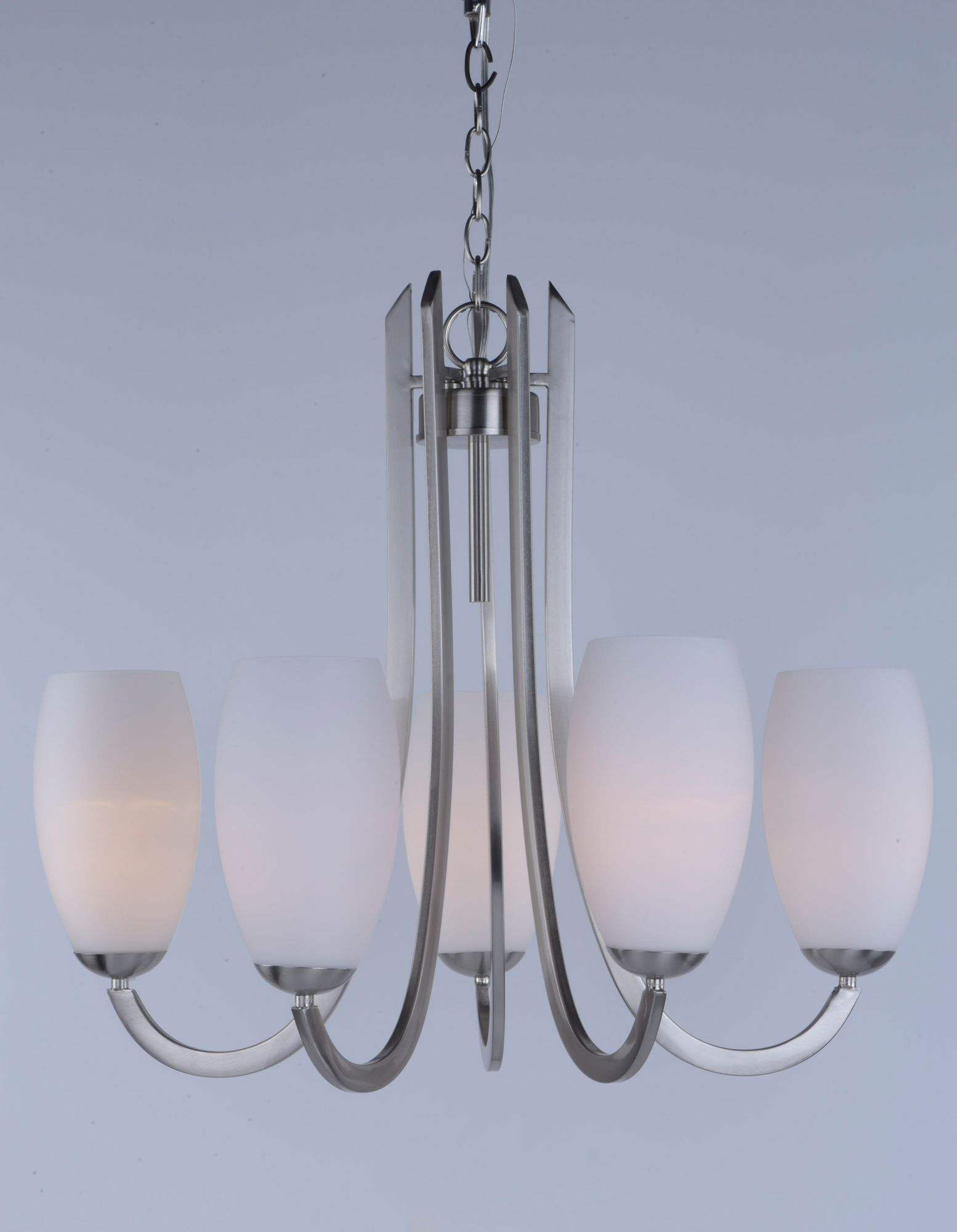 Image 2 Taylor 5-Light 27.5" Wide Chandelier - Satin Nickel more views