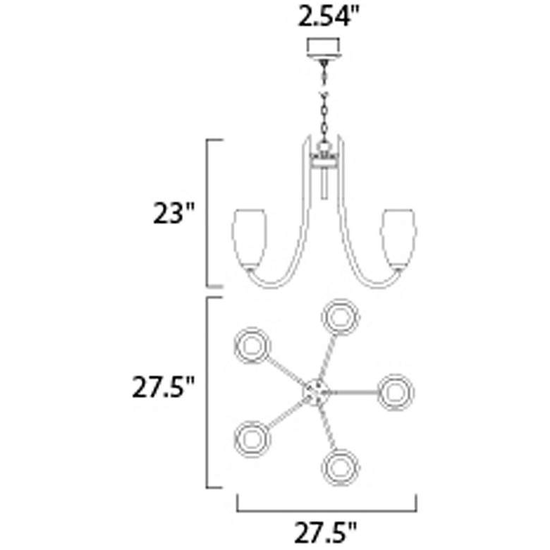 Image 4 Taylor 5-Light Chandelier more views