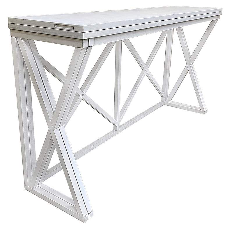 Image 1 Taylor Antique White Flip Top Bar Table