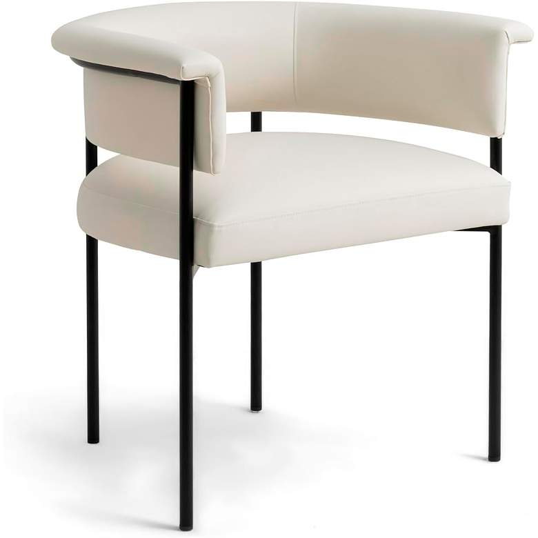 Image 1 Taylor Cream Performance Vegan Leather Dining Chair