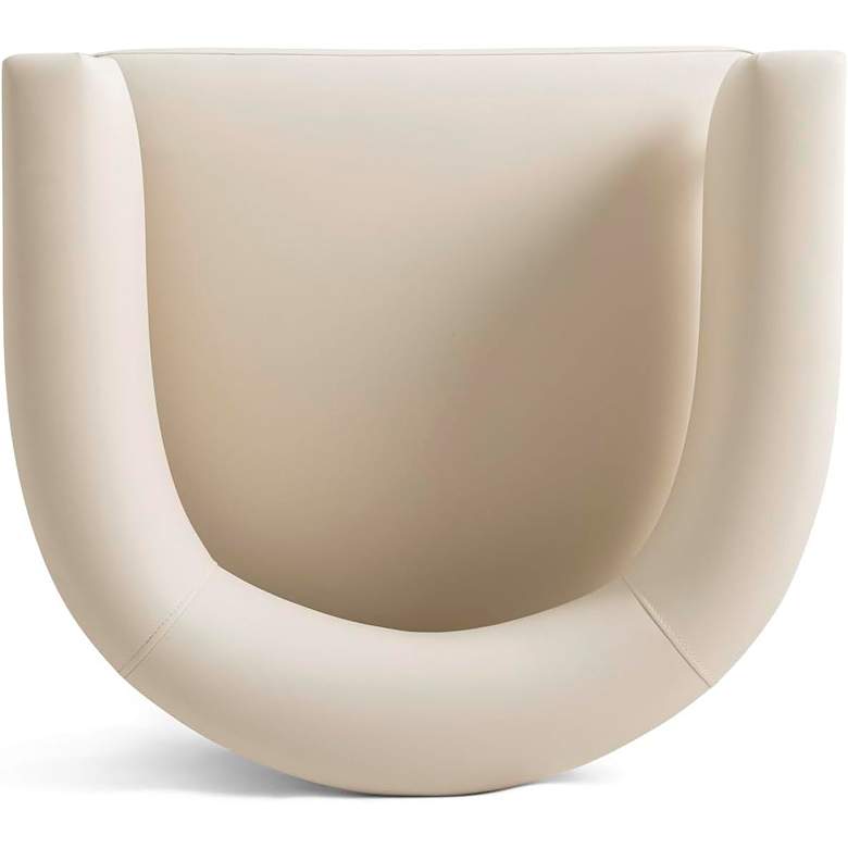 Image 2 Taylor Cream Performance Vegan Leather Dining Chair more views
