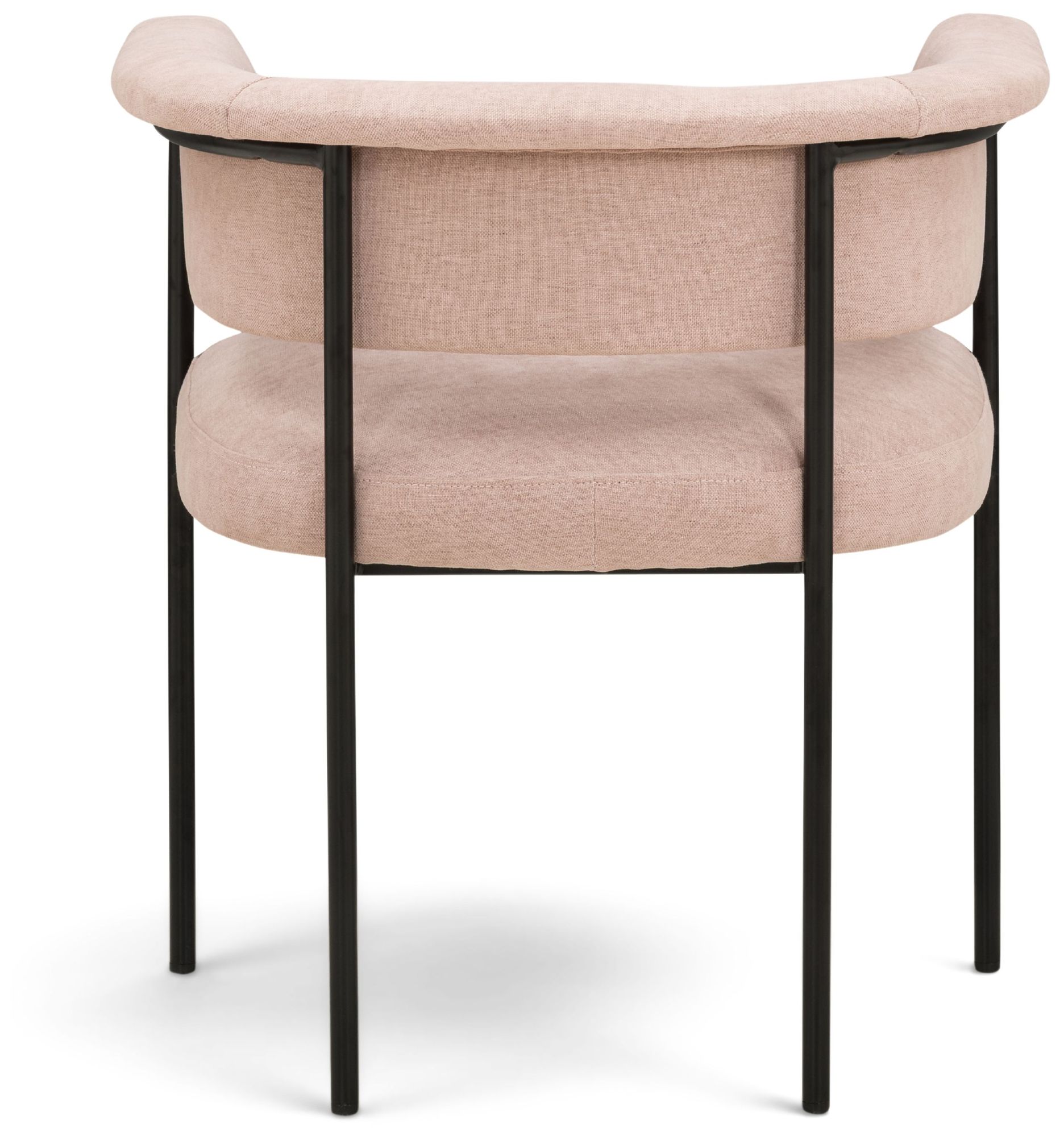 Image 3 Taylor Light Pink Performance Chenille Dining Chair more views