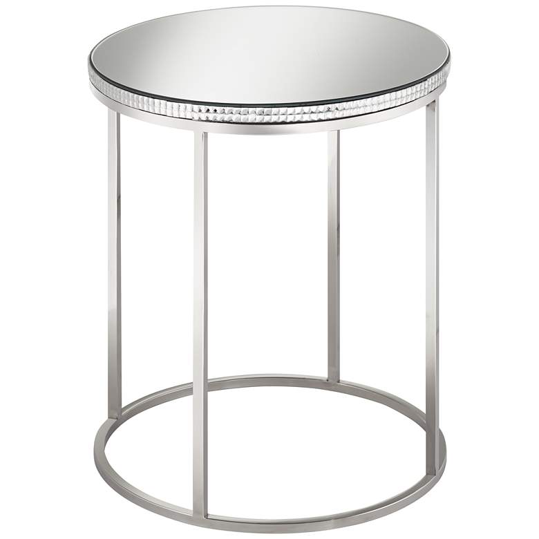 Image 1 Taylor Mirrored Chrome End Table