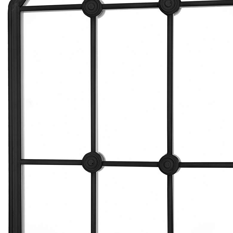 Image 3 Taylor Painted Black 20" x 32" Window Pane Wall Mirror more views