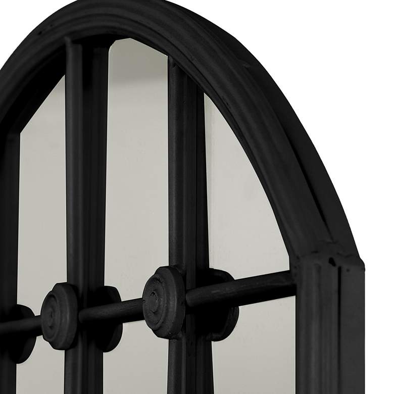 Image 4 Taylor Painted Black 20" x 32" Window Pane Wall Mirror more views