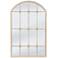 Taylor Painted Taupe 20" x 32" Window Pane Wall Mirror