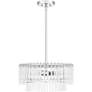 3_Tayshia 3-Light Polished Chrome Pendant Light more views