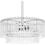 5_Tayshia 3-Light Polished Chrome Pendant Light more views