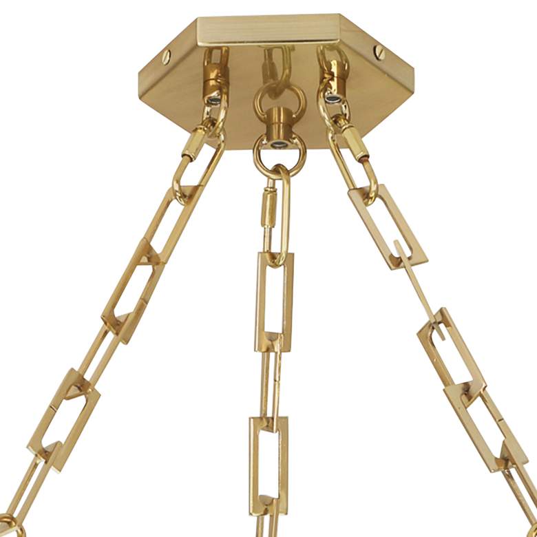 Image 4 Tazewell 14 3/4" Wide Modern Brass LED Ceiling Light more views