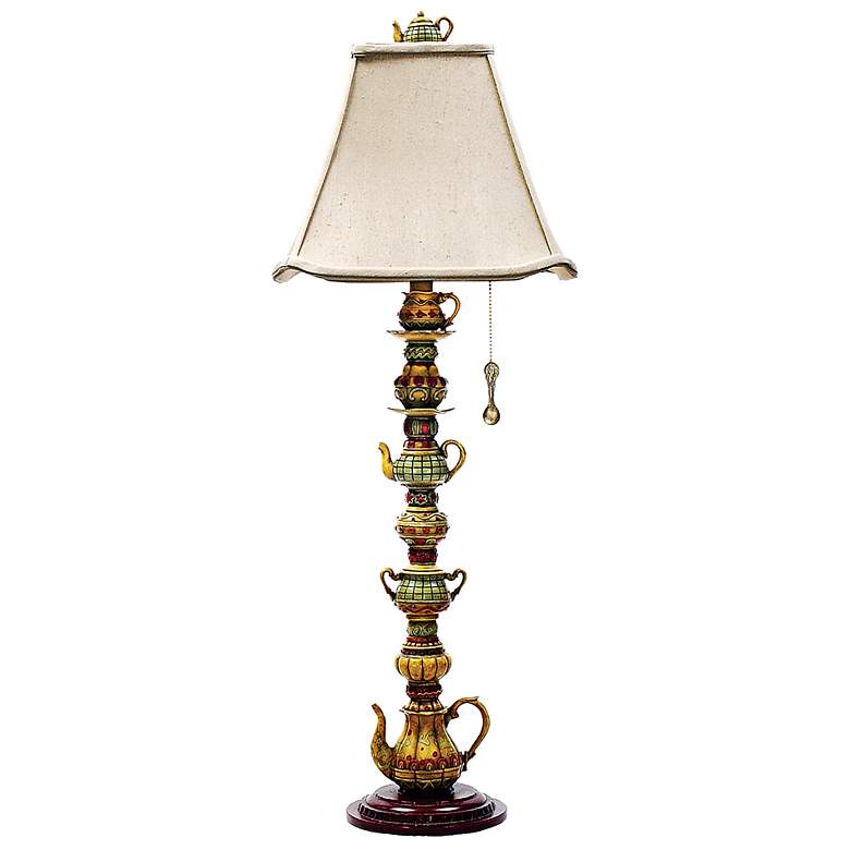 Image 2 Tea Service 35 inch High Burwell Table Lamp