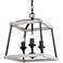 Teagan 14 1/2"W Natural Black 3-Light Foyer Pendant Light
