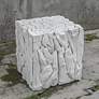 3_Teak Root Bunching Whitewashed Teak Wood Rectangular Cube more views