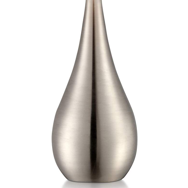 Teardrop 21&quot; High Brushed Nickel Table Lamp more views