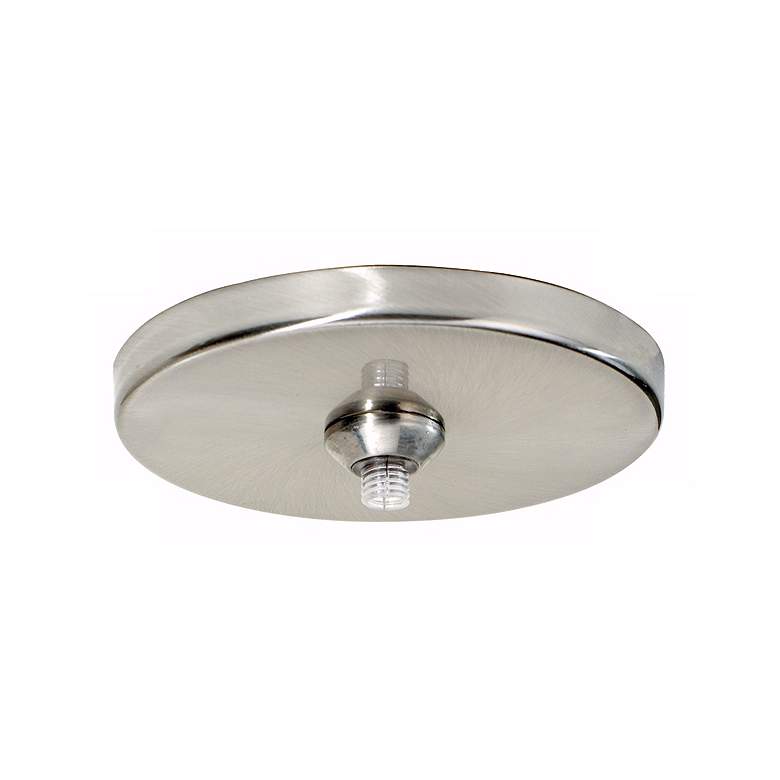 Image 1 Tech Lighting 4 inch Wide Satin Nickel Ceiling Canopy