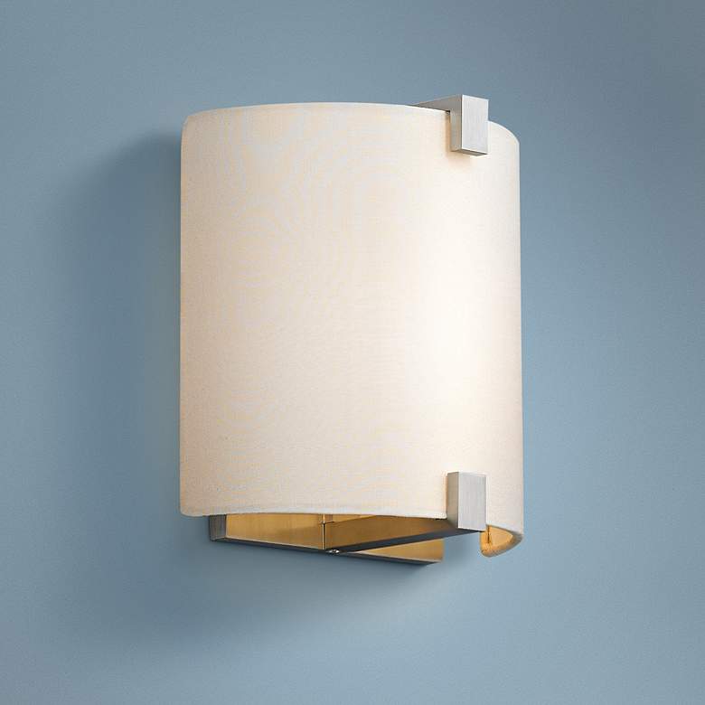 Image 1 Tech Lighting 7 1/2 inch High White Essex Wall Sconce