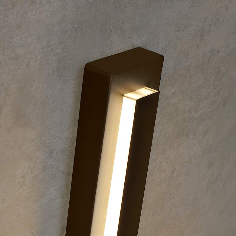 Image 3 Tech Lighting Aspen 36" High Bronze LED Outdoor Wall Light more views
