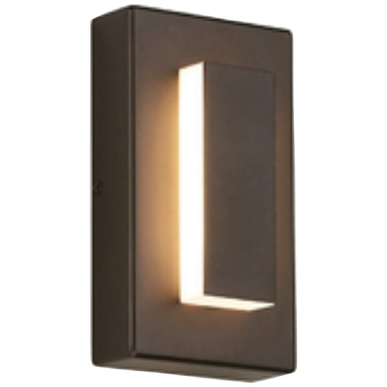 Image 3 Tech Lighting Aspen 8" High Bronze LED Outdoor Wall Light