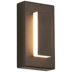 Tech Lighting Aspen 8&quot; High Bronze LED Outdoor Wall Light