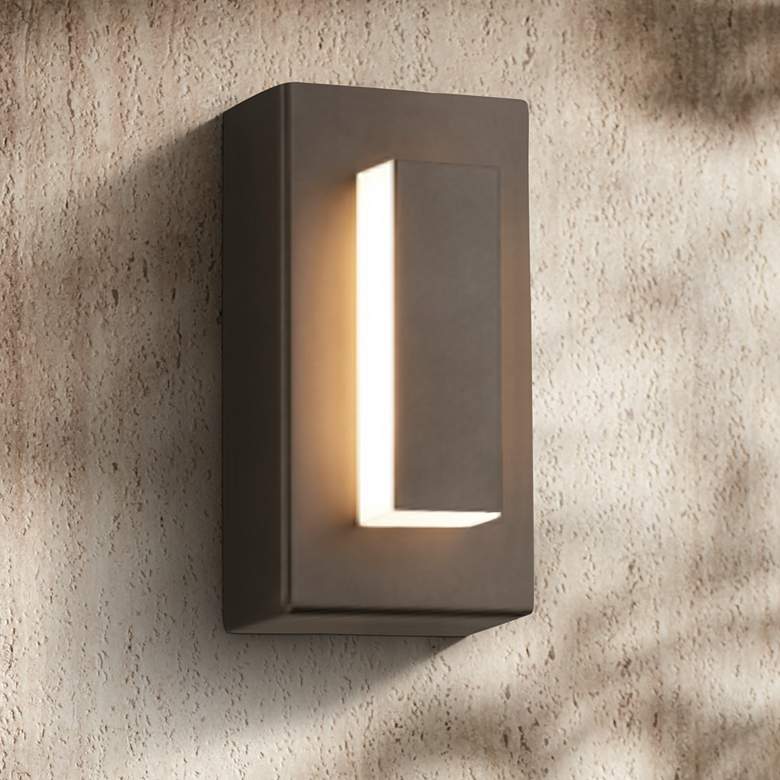 Image 2 Tech Lighting Aspen 8" High Bronze LED Outdoor Wall Light