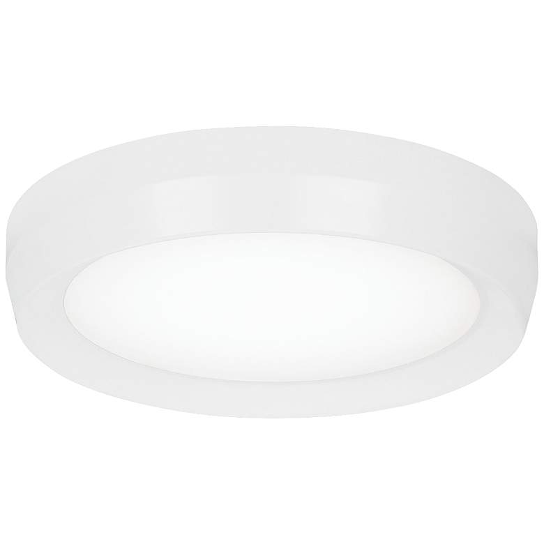 Image 1 Tech Lighting Bespin 13 inch Wide White LED Ceiling Light