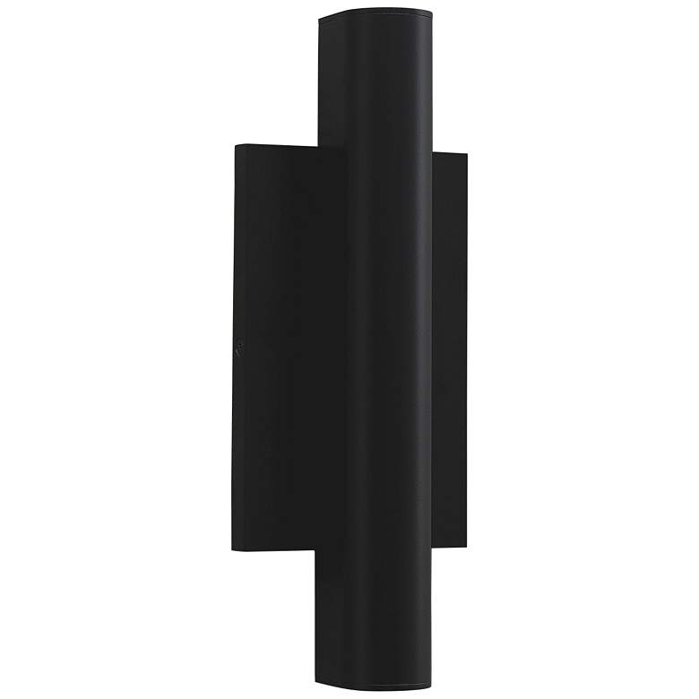 Image 2 Tech Lighting Chara 12 1/4 inchH Black LED Outdoor Wall Light